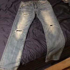 American Eagle ripped jeans